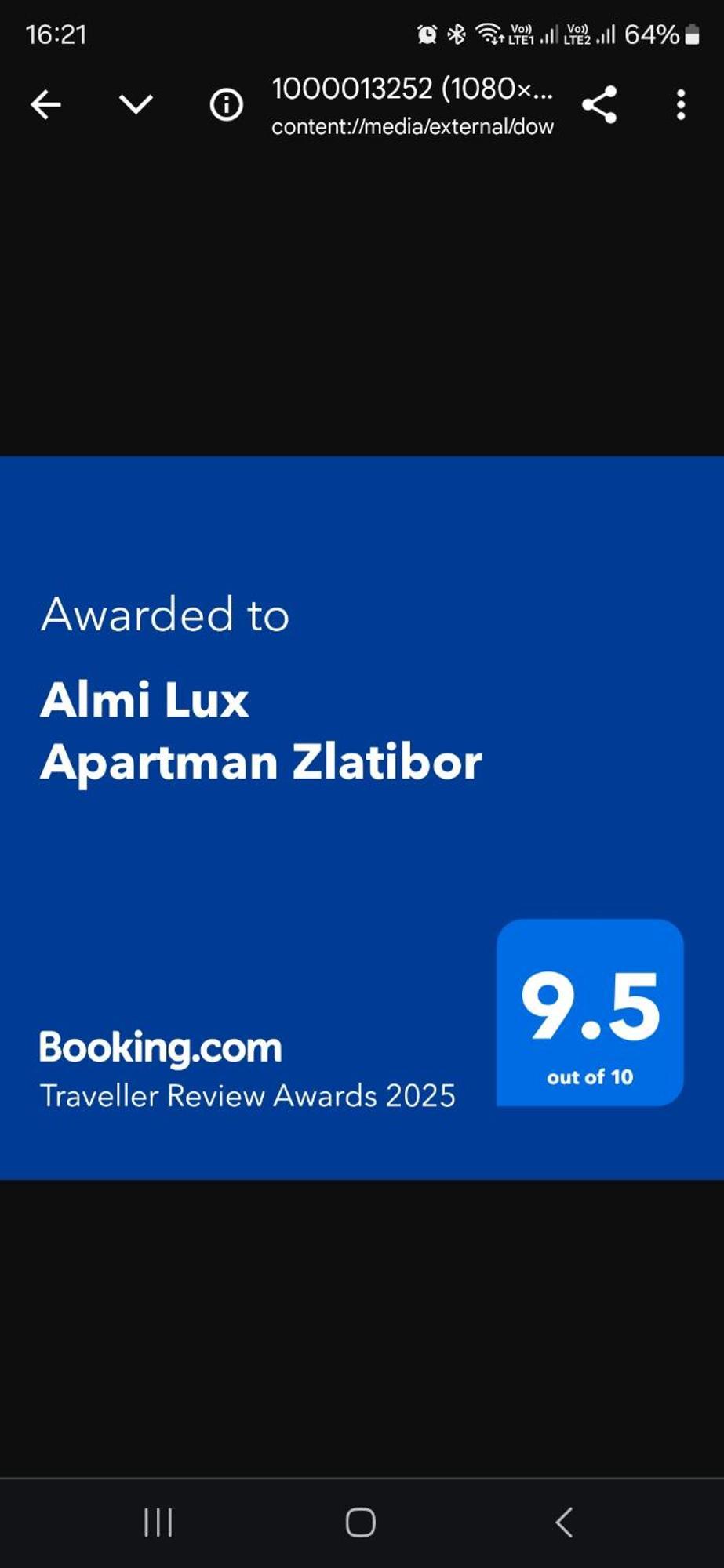 Almi Lux Apartman 兹拉蒂博尔 外观 照片